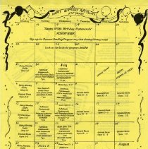Happy Birthday Portsmouth, 375 years [schedule, Summer 1998] Portsmouth Public Library Children's Room.
